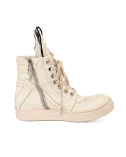 Rick Owens Geobasket Sneaker - image 3 - side view of left shoe