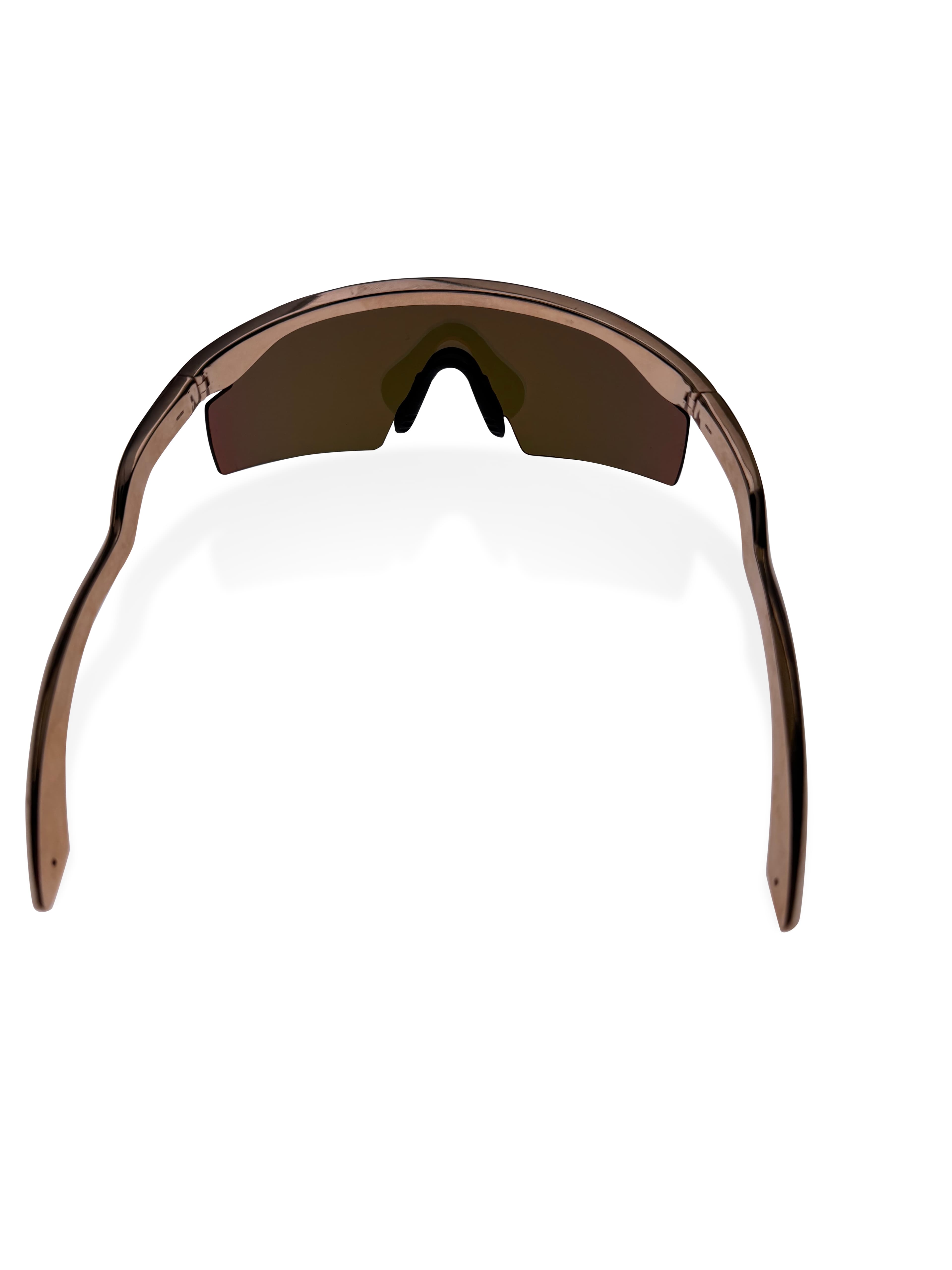 Cactus Plant "Unauthorized" Gold Oakley Sunglasses - Back