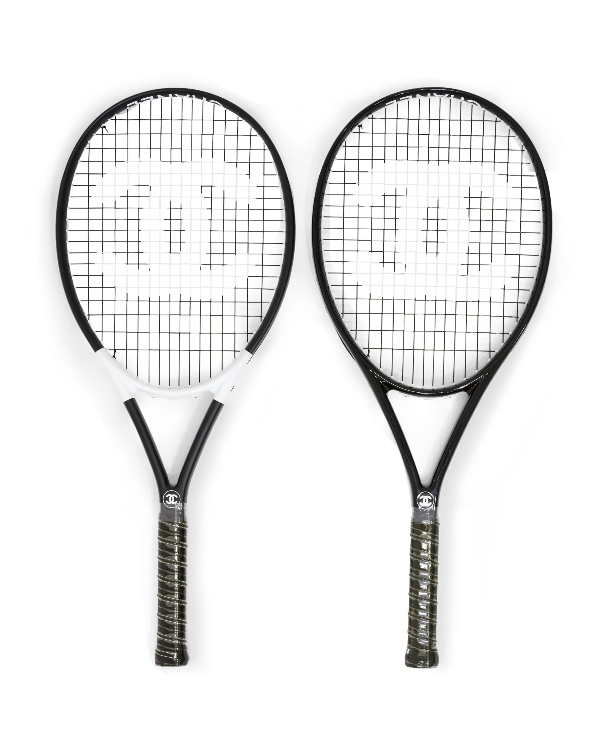 Two Tennis Rackets & Ball Set - Rackets Front
