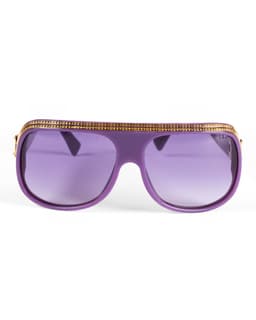 Millionaire Sunglasses - Purple Front
