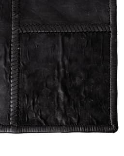Black & Multicolor Cross Patch Rug - image 3 - corner