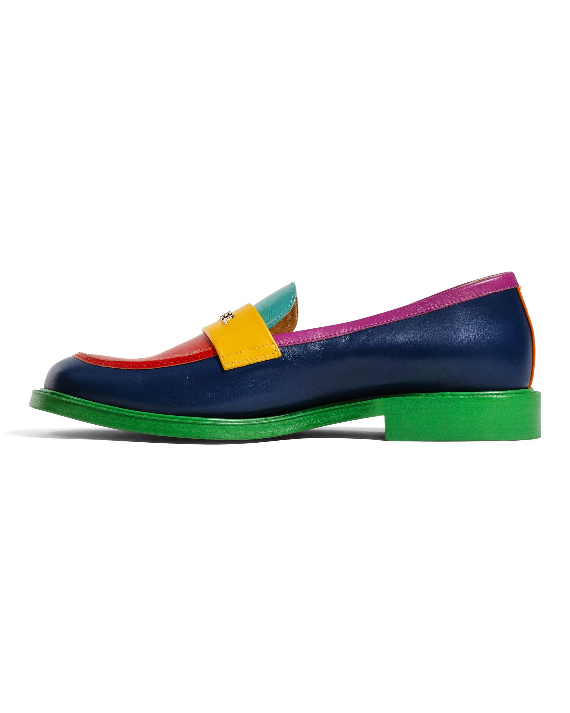 Multicolor Loafers - image 5 - side view of one shoe