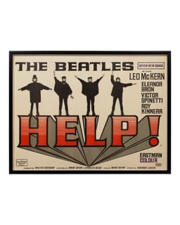 Framed Beatles Poster 'Help!' - Front