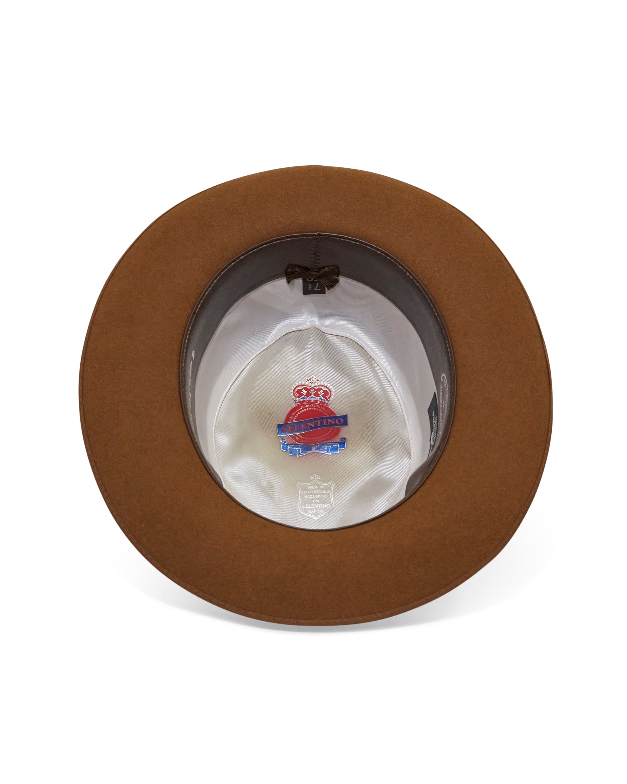 Brown Wool Hat - Bottom