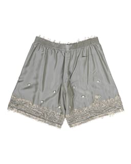 One-of-a-kind embellished shorts - image 2
