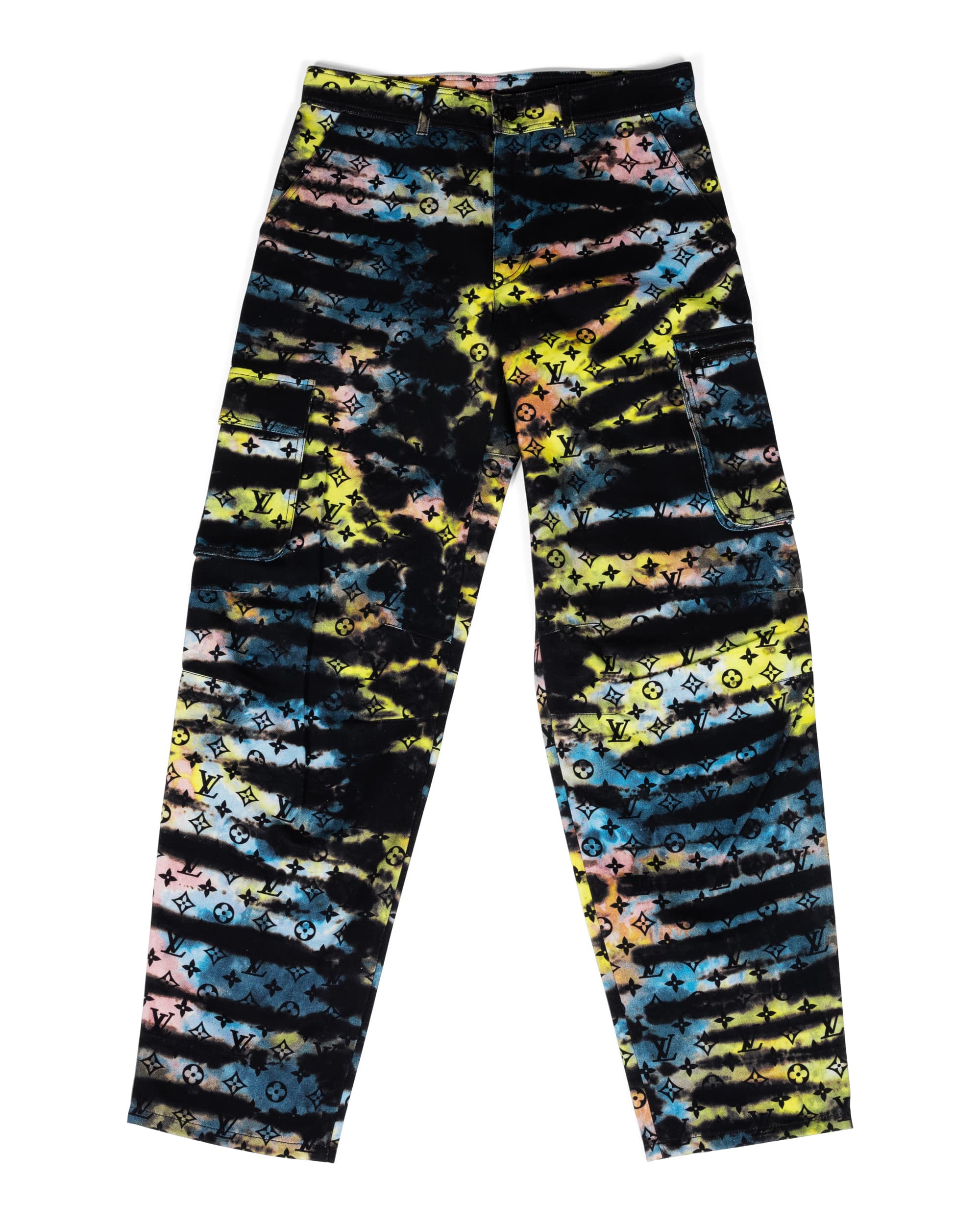 Tie Dye Denim Shirt and Pants - image 1a - front of pants