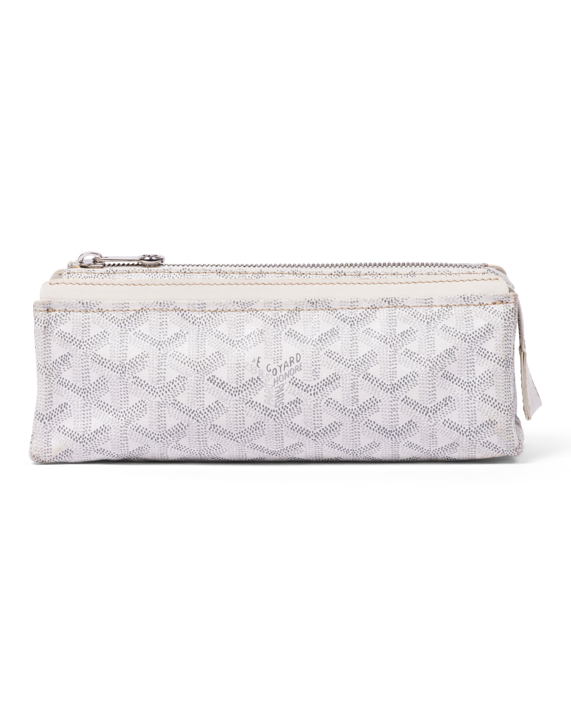 White Goyardine Canvas Set of 3 - Front 1