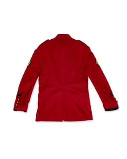 Red Military Jacket - Back