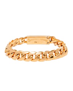 22k Yellow Gold and Diamond Floral Cross Baby ID Bracelet - image 2