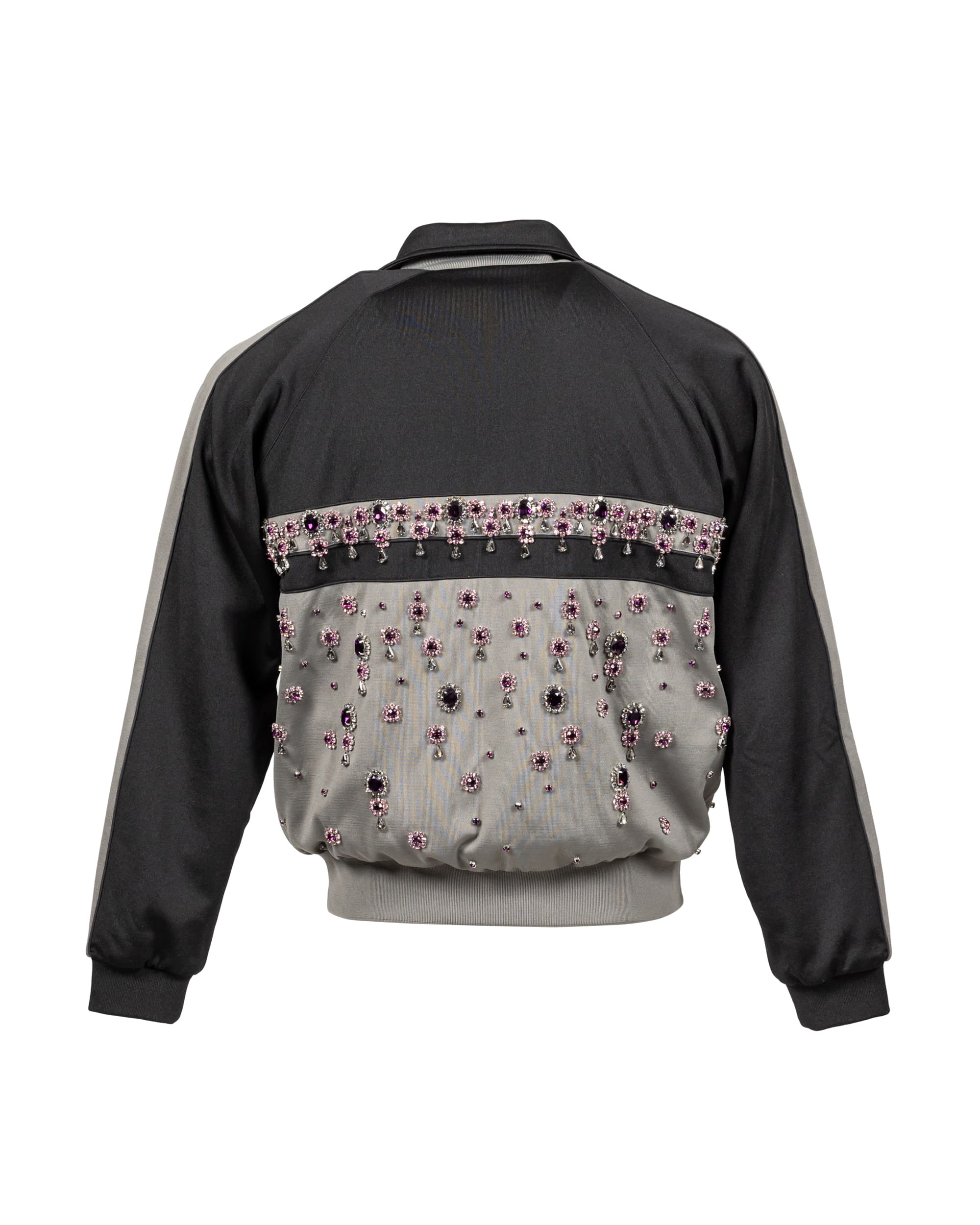 One-of-a-kind embellished athletic jacket - image 2