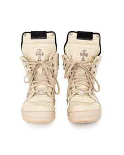 Rick Owens Geobasket Sneaker - image 6 - front view
