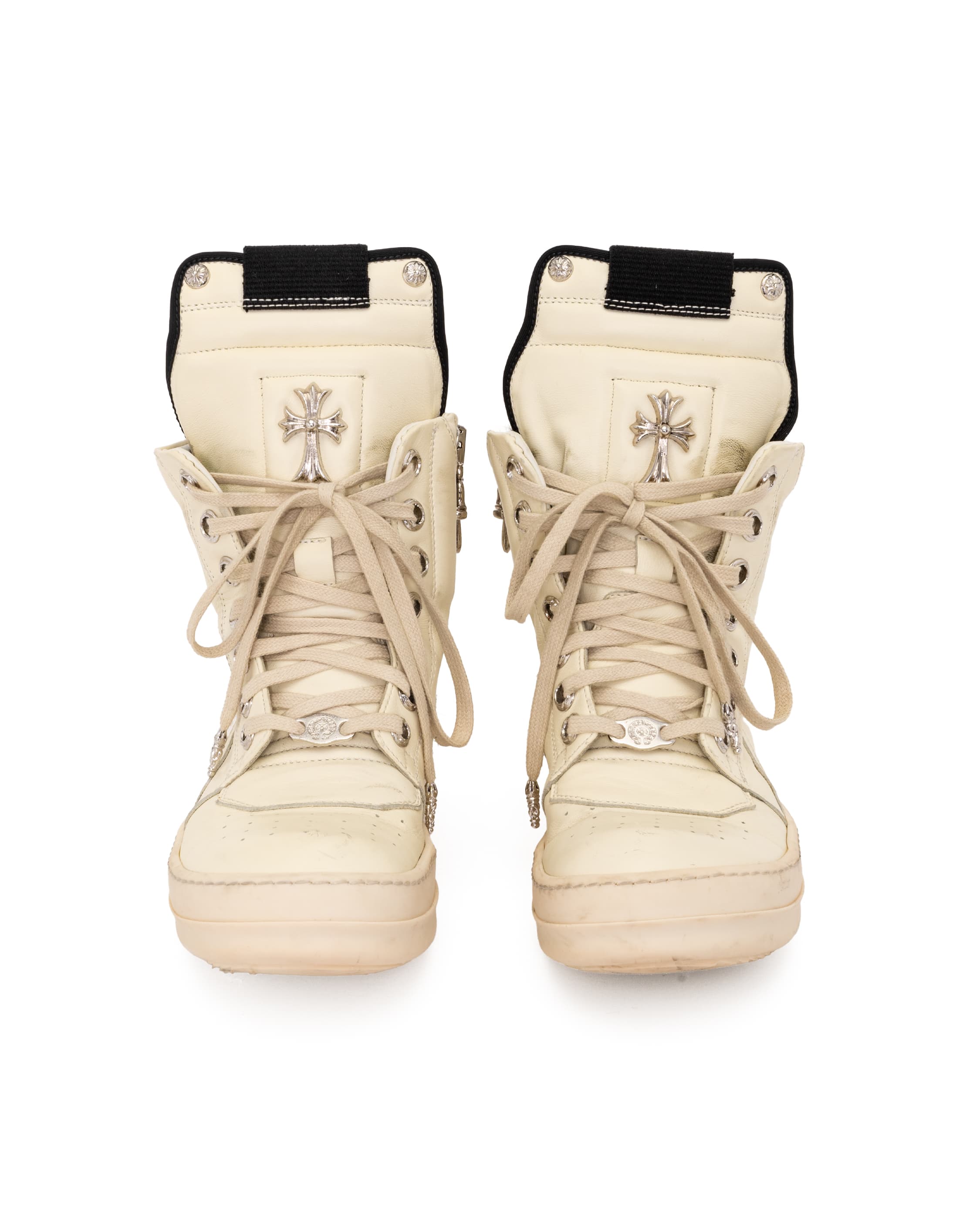 Rick Owens Geobasket Sneaker - image 6 - front view