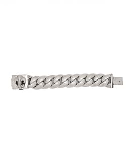 Boy Scout Fleur 9 Link XL Silver ID Bracelet - image 3