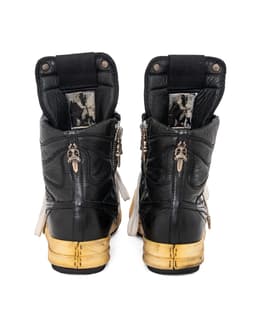 Rick Owens Geodunk Sneaker - image 8 - rear of sneakers