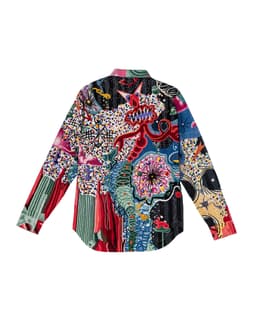 One-of-a-kind Kenny Scharf seed embroidered shirt - image 2