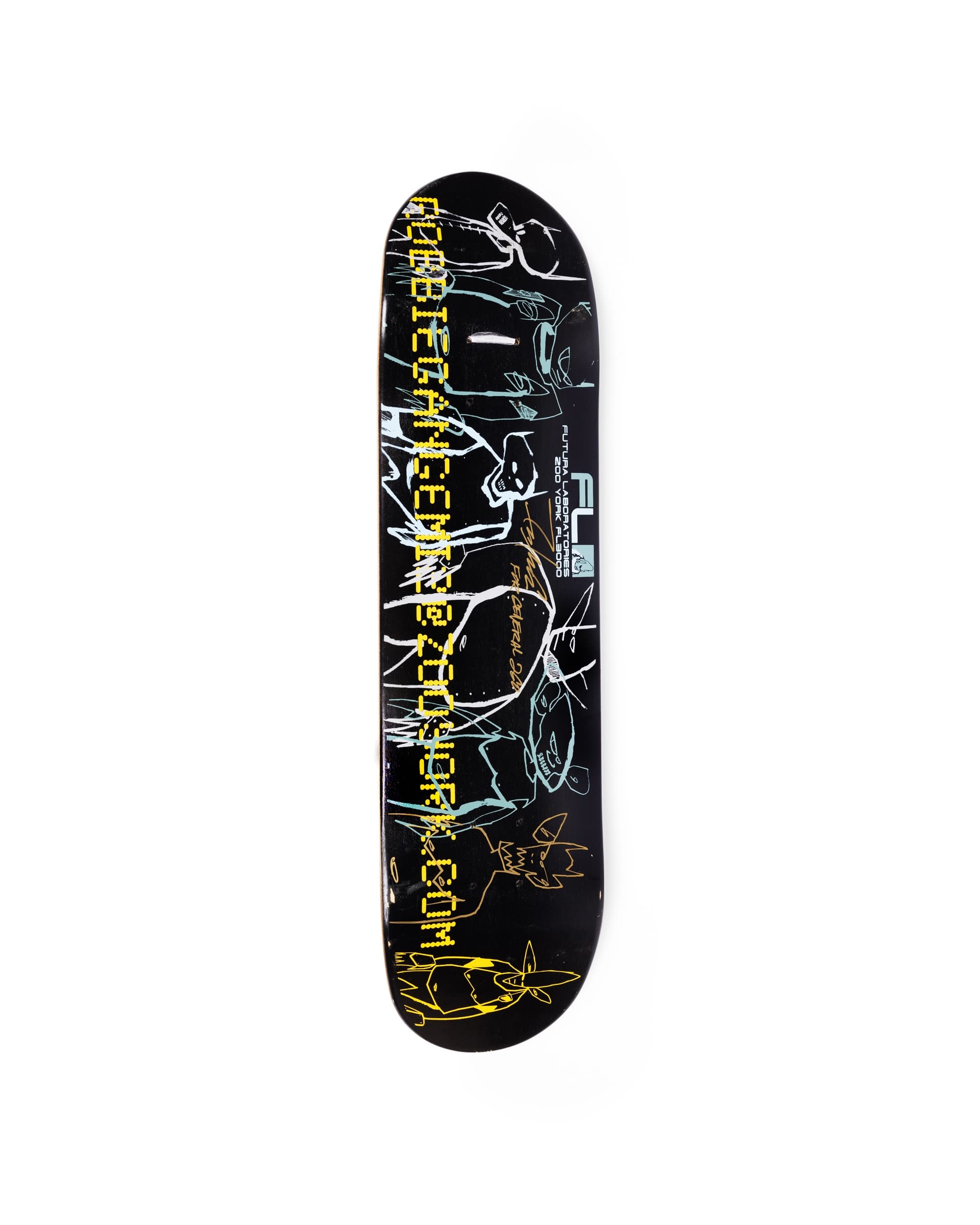 Futura Signed Skateboard Deck - Bottom