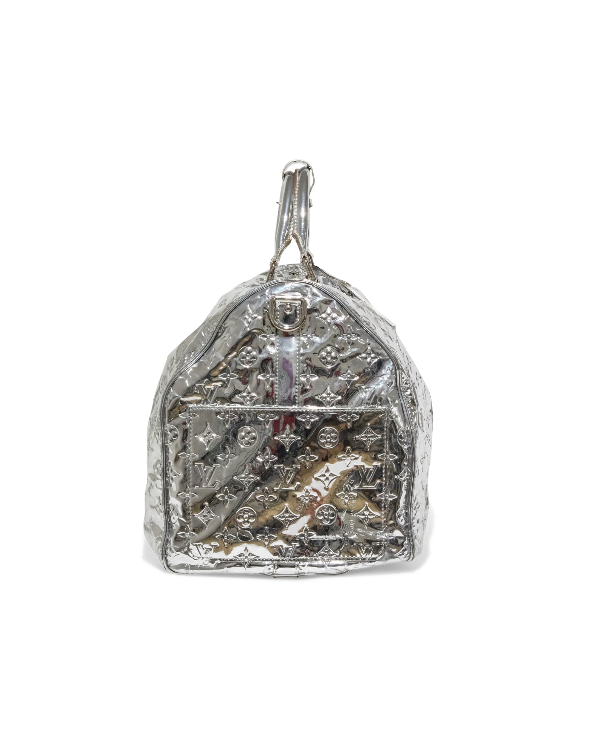 Silver Mirror Keepall Bandoulière 55 - Left