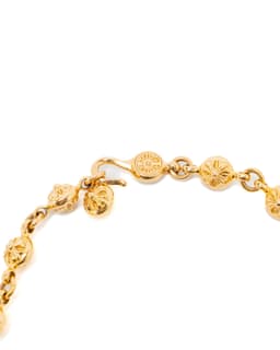 22k Diamond and Yellow Gold Cross Chain Necklace - image 5