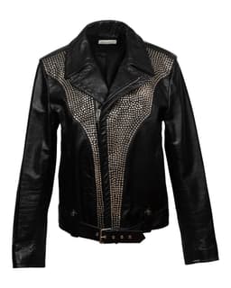 Leather Studded Jacket - image 1 - front of garment