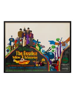 Framed Beatles Poster 'Yellow Submarine" - Front