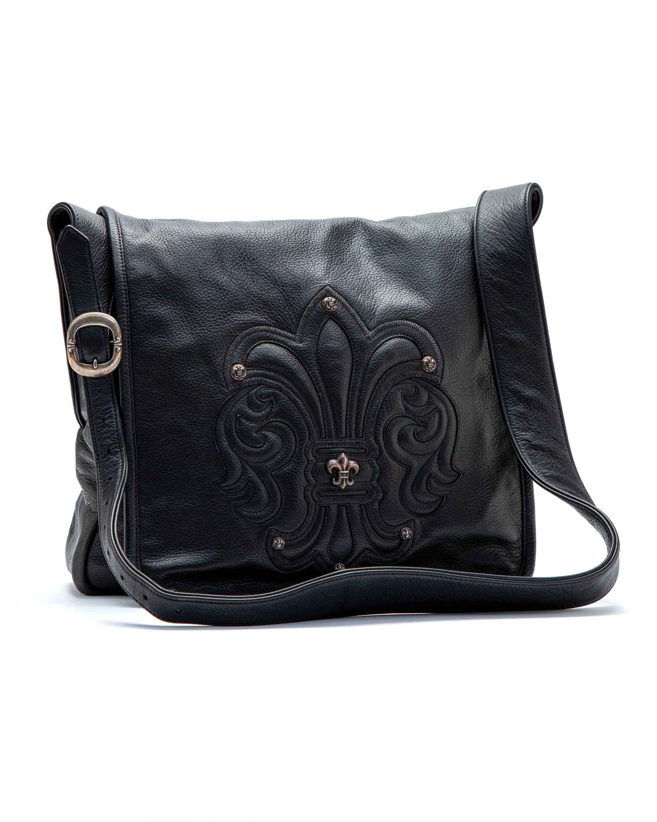 Boy Scout Fleur Mail Black Leather Bag - image 2