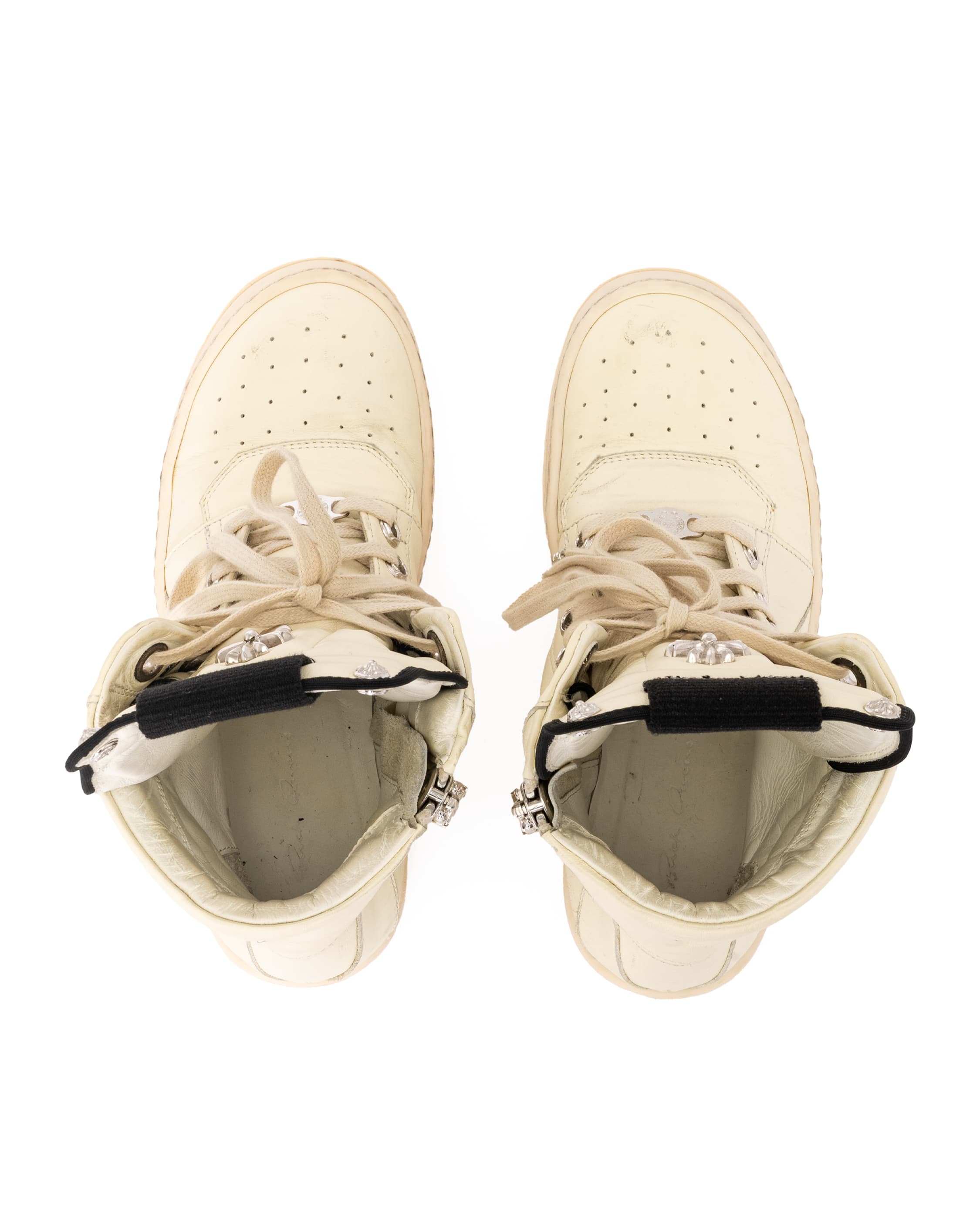 Rick Owens Geobasket Sneaker - image 7 - bird's-eye view, sole interior