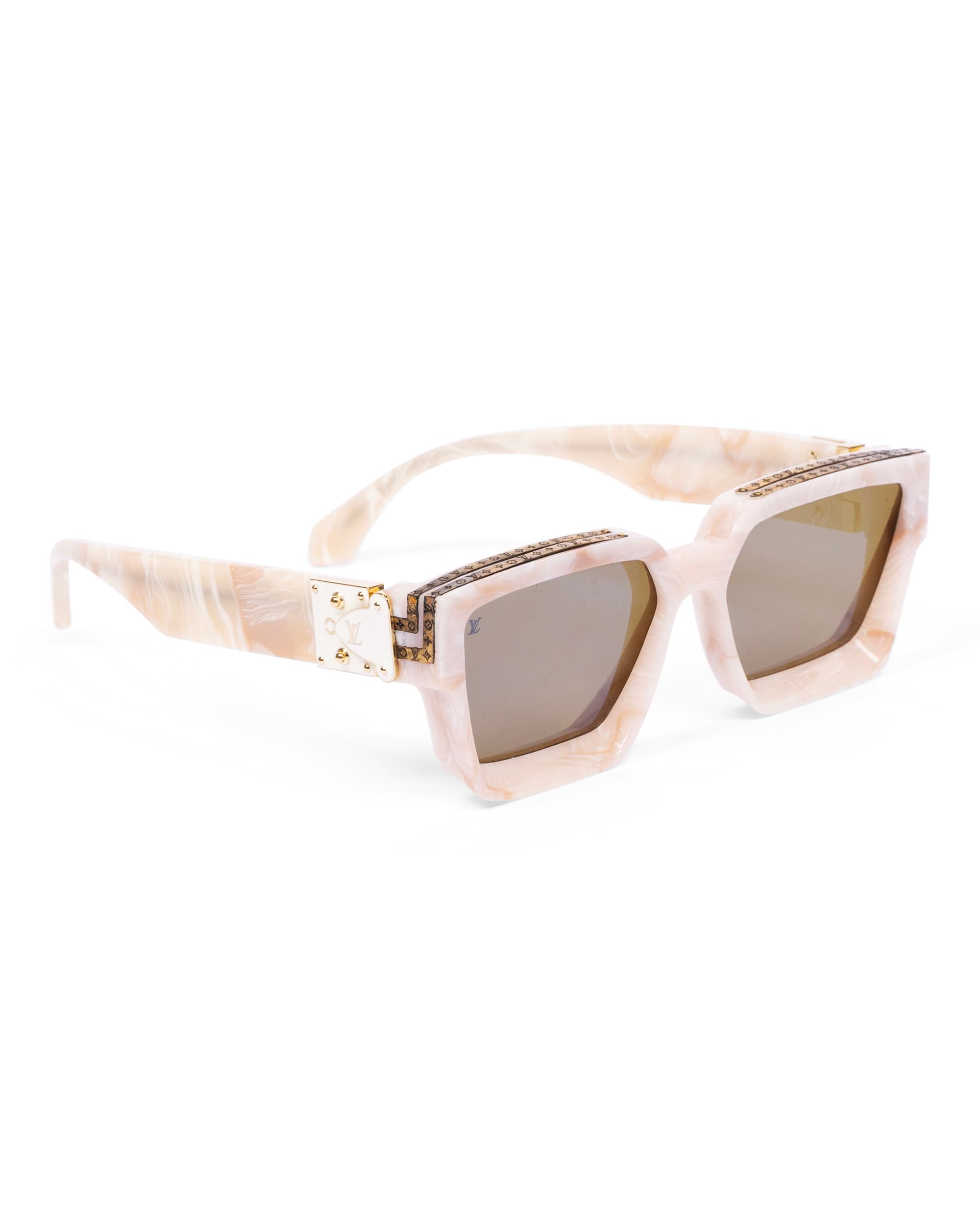 1.1 Millionaires Sunglasses - White Right Angle