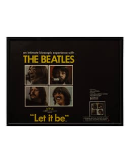Framed Beatles Poster 'Let it Be' - Front
