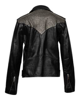 Leather Studded Jacket - image 2 - back of garment