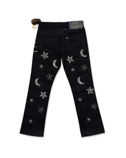 Customized Levi's Corduroy with Bedazzled Detail - Back
