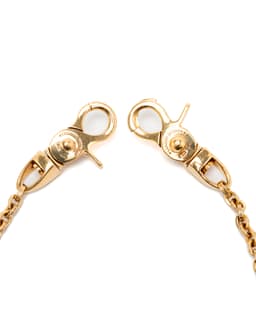 22k Yellow Gold Wallet Chain - image 3 - chain clasp