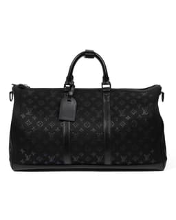 Black Light Up Keepall Bandoulière 50 - image 01A - front of bag without the LED colours activated