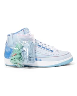 Retro SP Sneakers - image 4 - side of shoe with clear packets showing extra green and blue laces