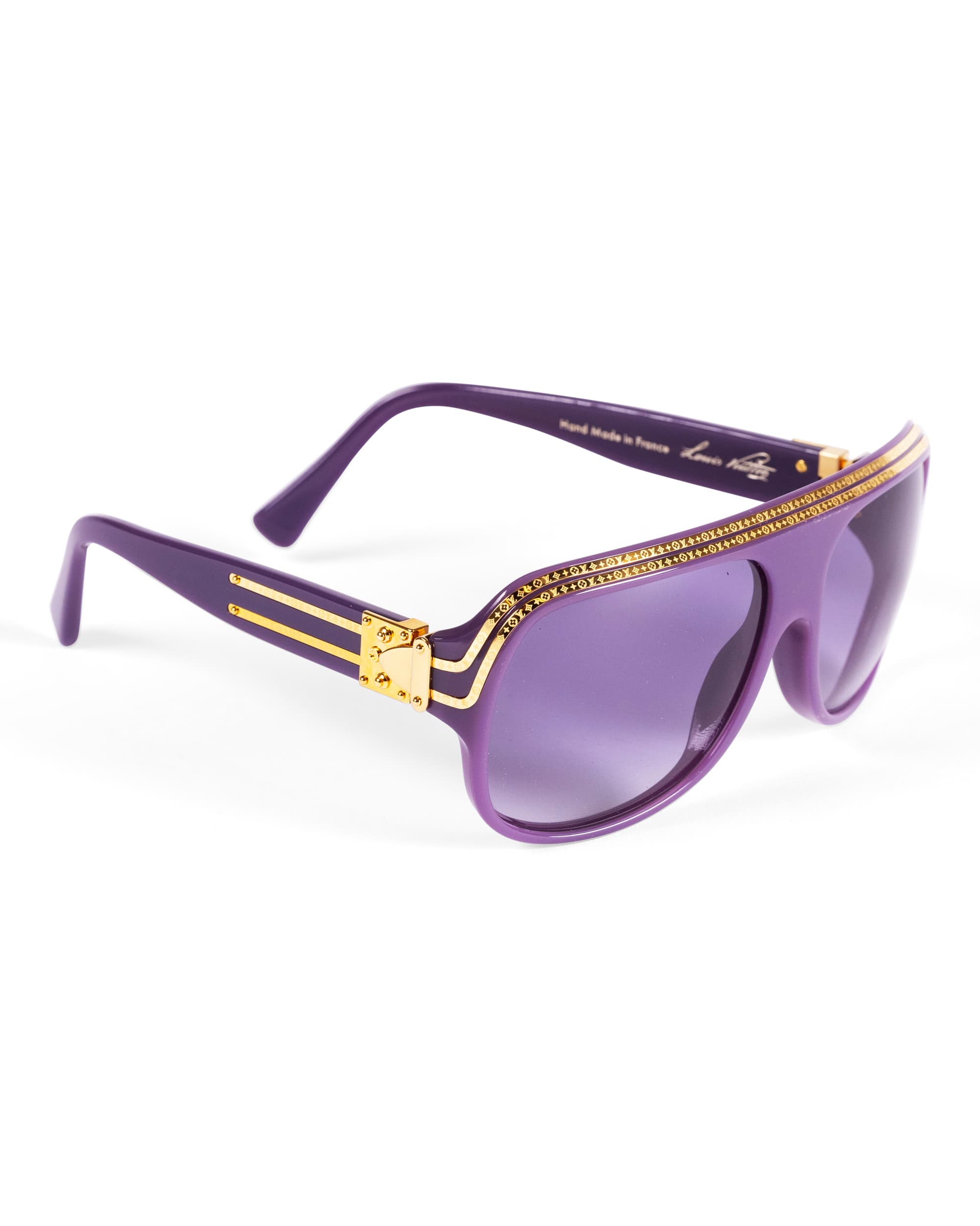 Millionaire Sunglasses - Purple Right Angle