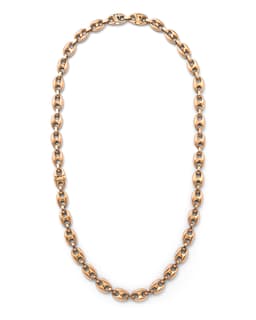 Diamond & Sapphire Gucci Link Gold Necklace Set - image 5 - underside of sapphire piece