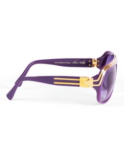 Millionaire Sunglasses - Purple Left