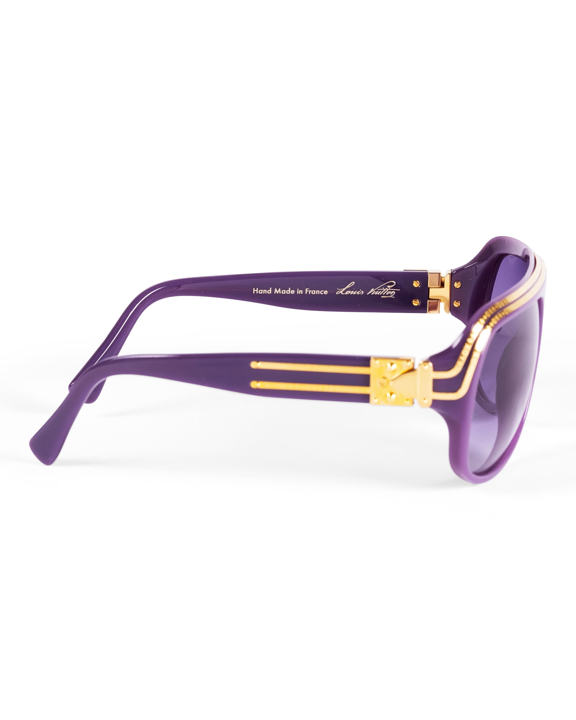 Millionaire Sunglasses - Purple Left