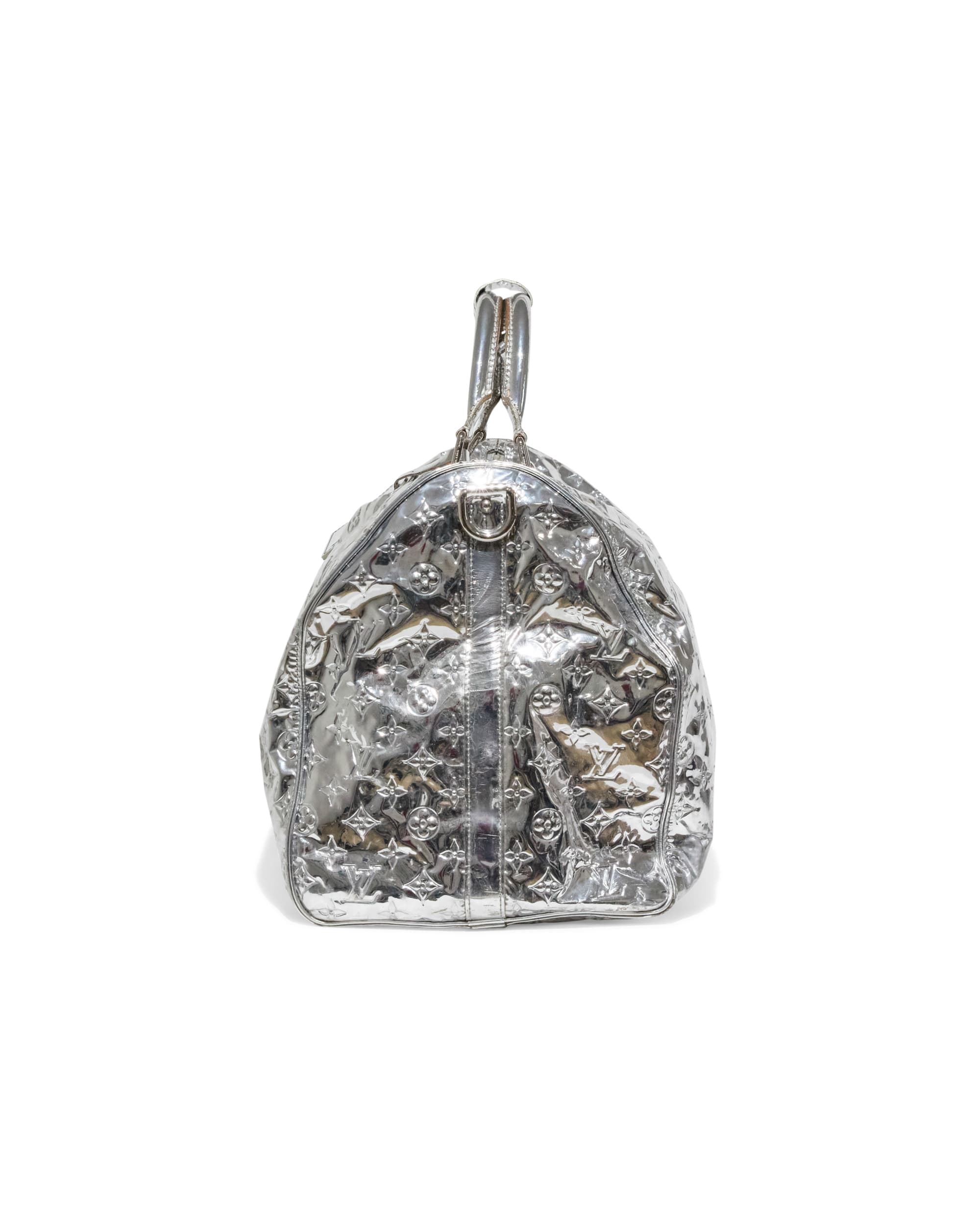Silver Mirror Keepall Bandoulière 55 - Right