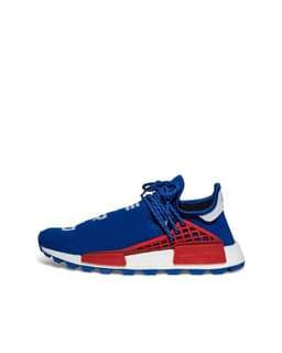 Blue and red adidas NMD - Left outer