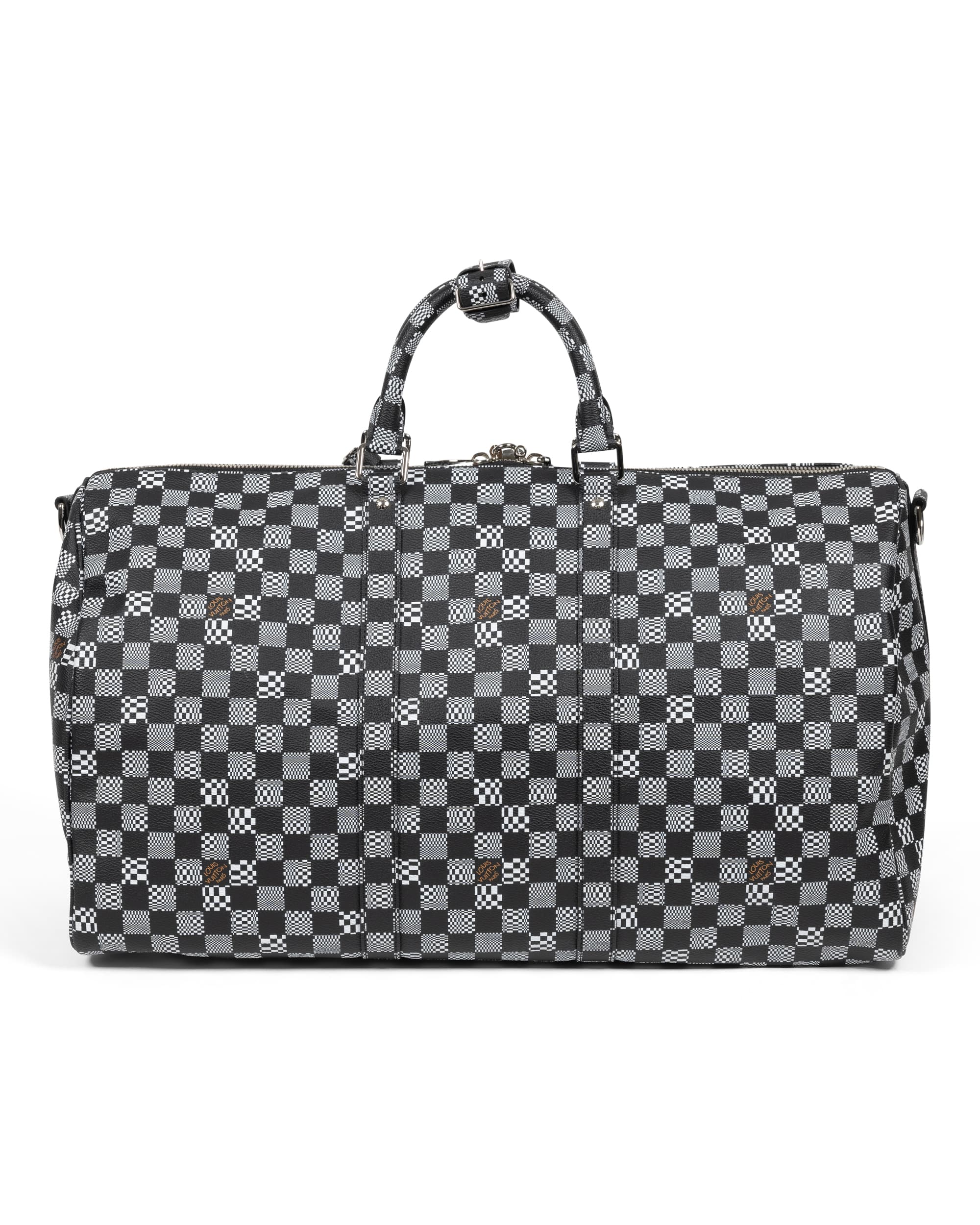 Distorted Damier Keepall Bandoulière 50 - image 3 - back of the keepall