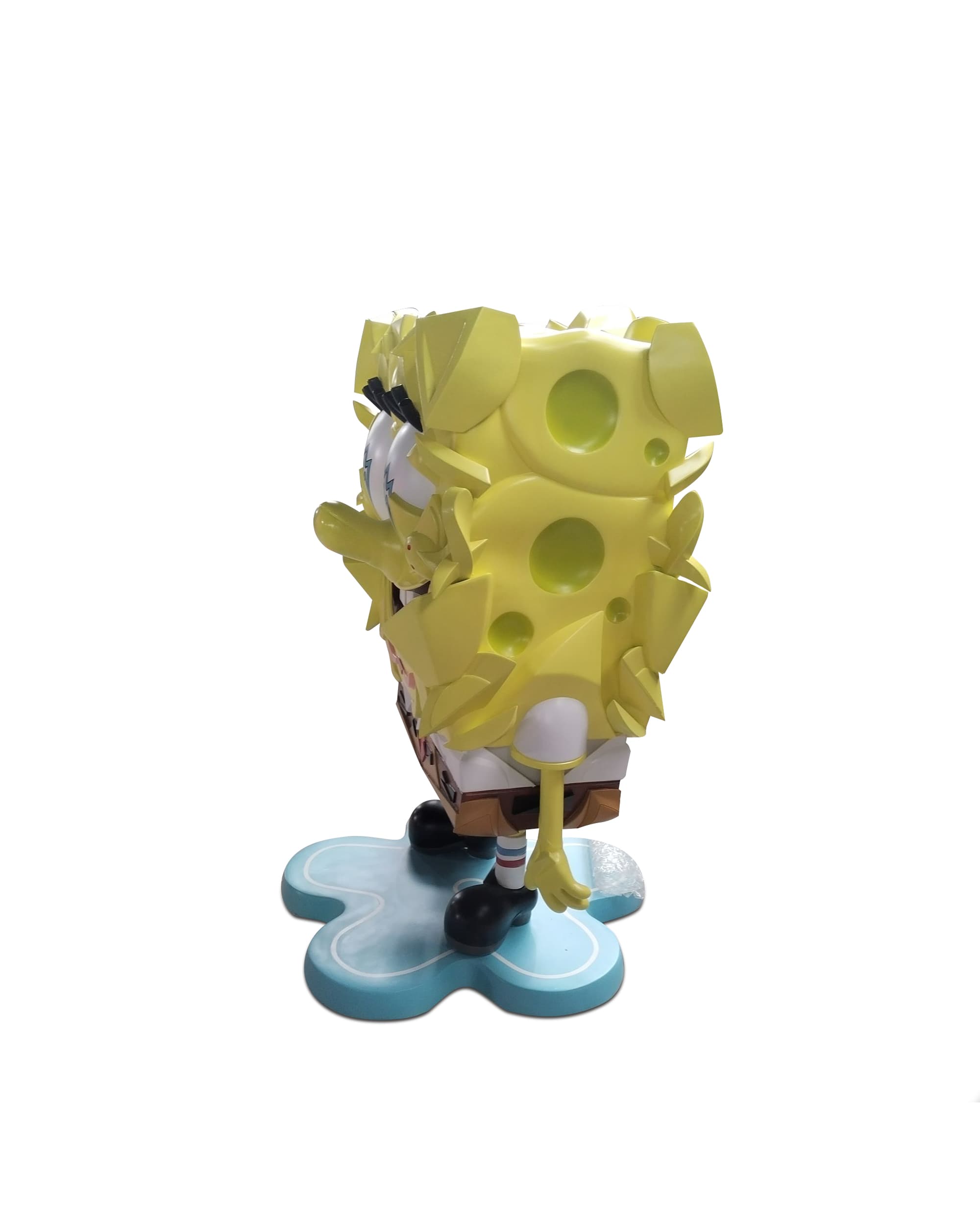 Sponge Bob Sculpture - image 3 - closer image of the side of the figure showing the different dimensions