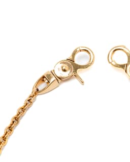 22k Yellow Gold Wallet Chain - image 4 - chain clasp