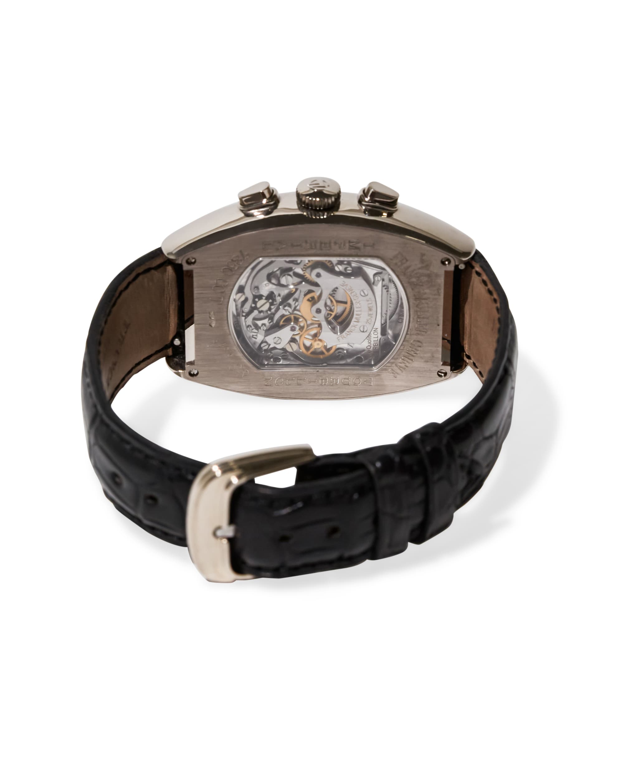 Cintrée Curvex 7850 CCT Chronograph Tourbillon Watch - Back