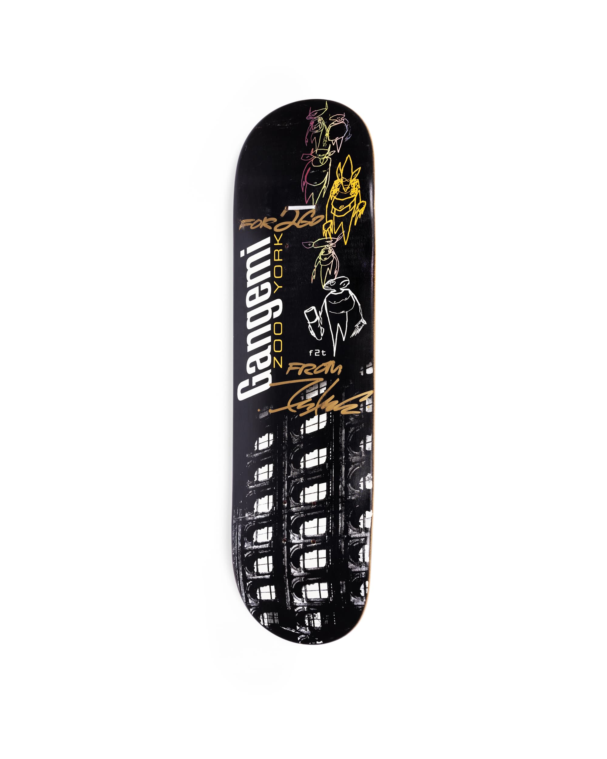 Futura Signed Skateboard Deck - Bottom