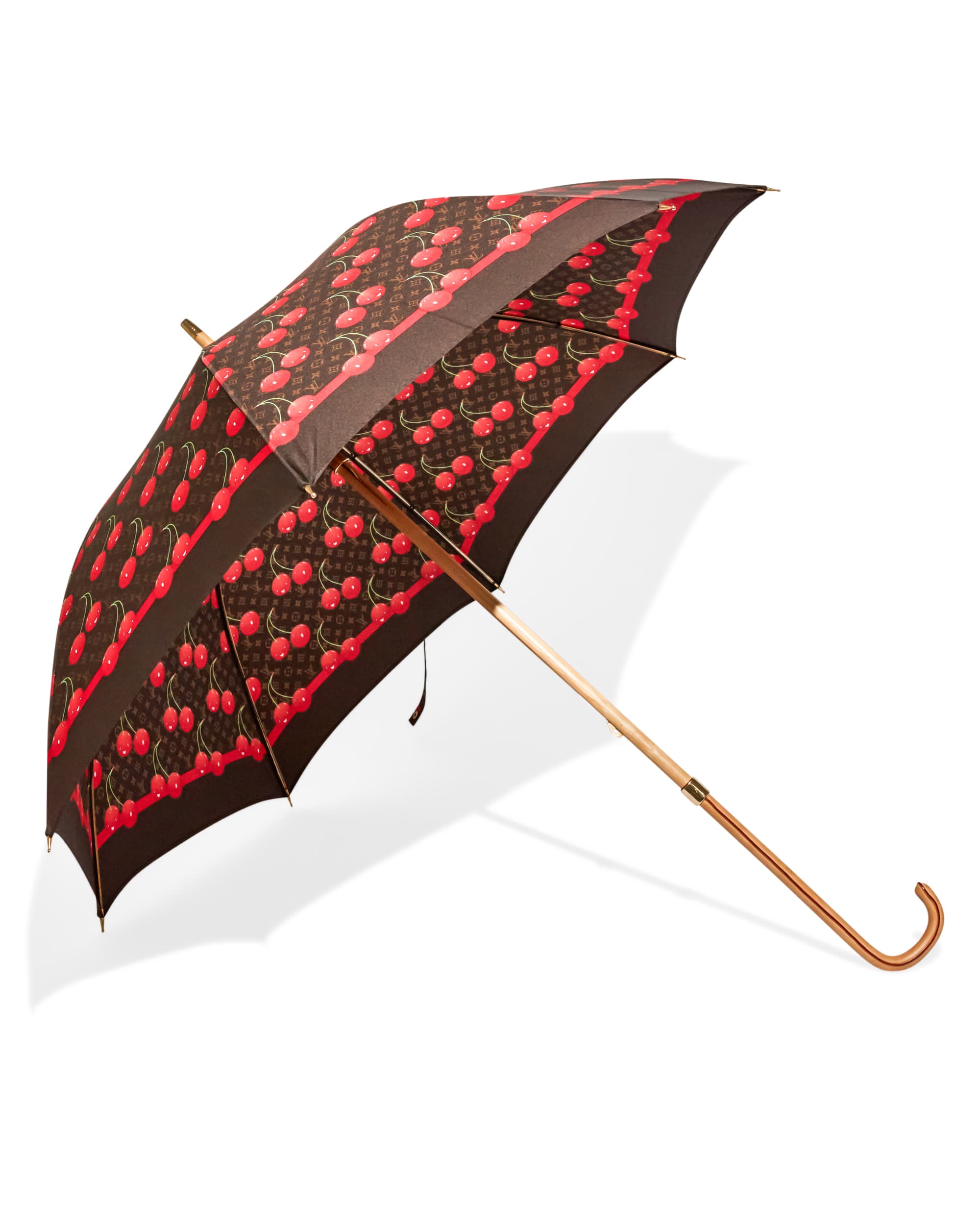 Murakami Cherry Print Monogram Umbrella - Open