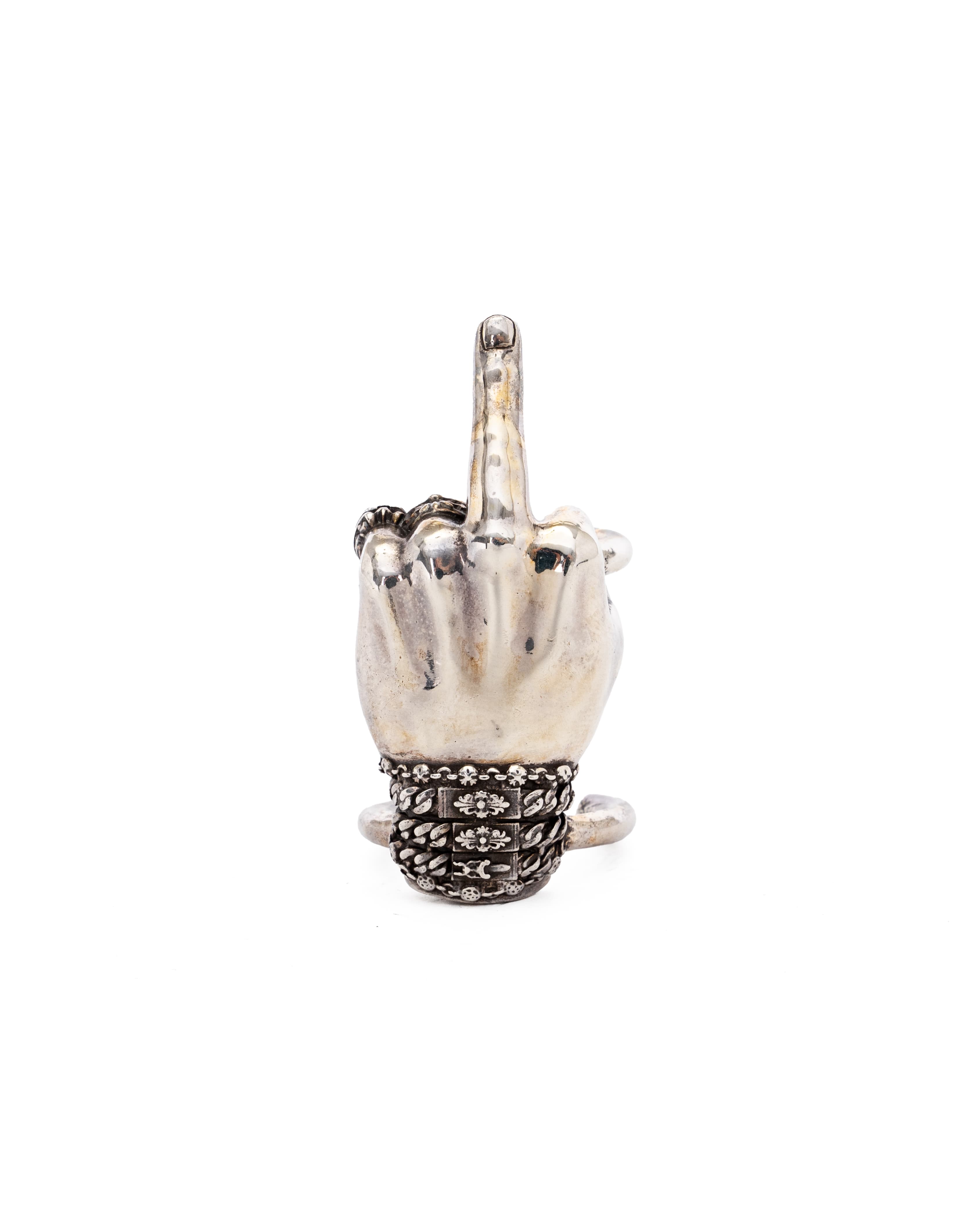 Silver FU Money Clip - image 1