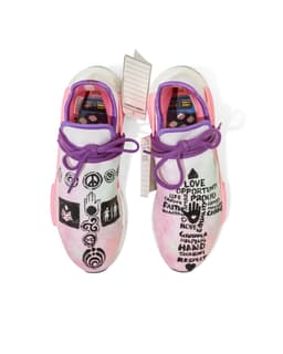 Pink Hand Painted NMD Sample Sneakers - Both Top