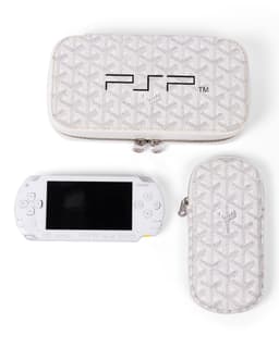 Custom for Colette White Goyardine Playstation Case - Top