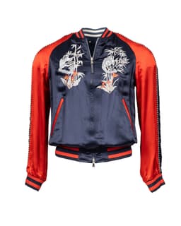Reversible silk embroidered tour jacket - image 1