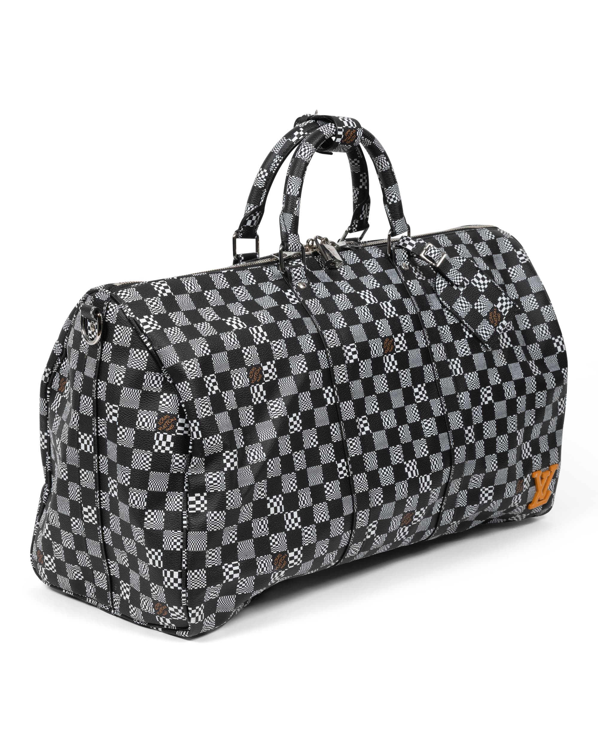 Distorted Damier Keepall Bandoulière 50 - image 2 - side of the bag